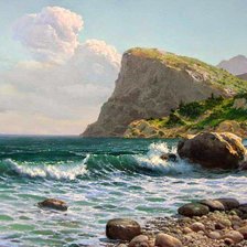 Схема вышивки «Морской пейзаж»