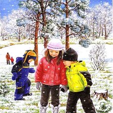 Схема вышивки «прогулка»