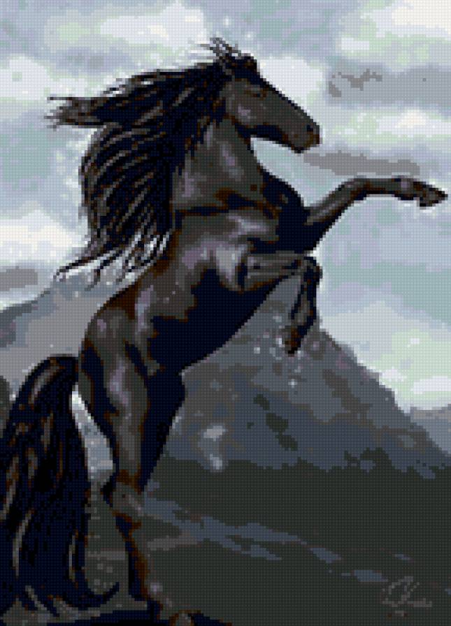 конь - животные, лошадь, конь - предпросмотр