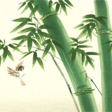 Схема вышивки «бамбук»