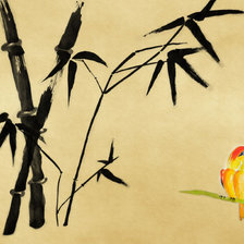 Схема вышивки «бамбук»