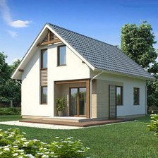 Схема вышивки «дом»