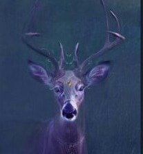 Схема вышивки «олень»