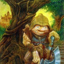 Схема вышивки «Фэнтези Орк»