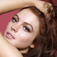 Схема вышивки «линдси лохан»