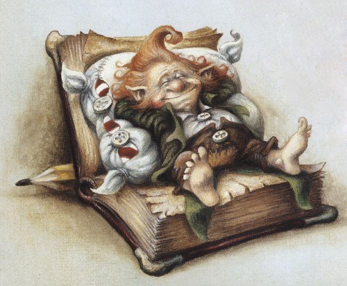 Фэнтези Книжный тролль - оригинал