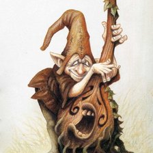 Фэнтези Тролль-музыкант