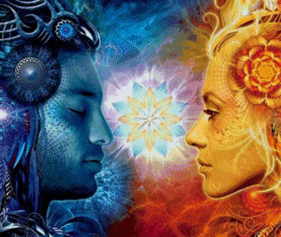 Инь и Янь - живопись - предпросмотр