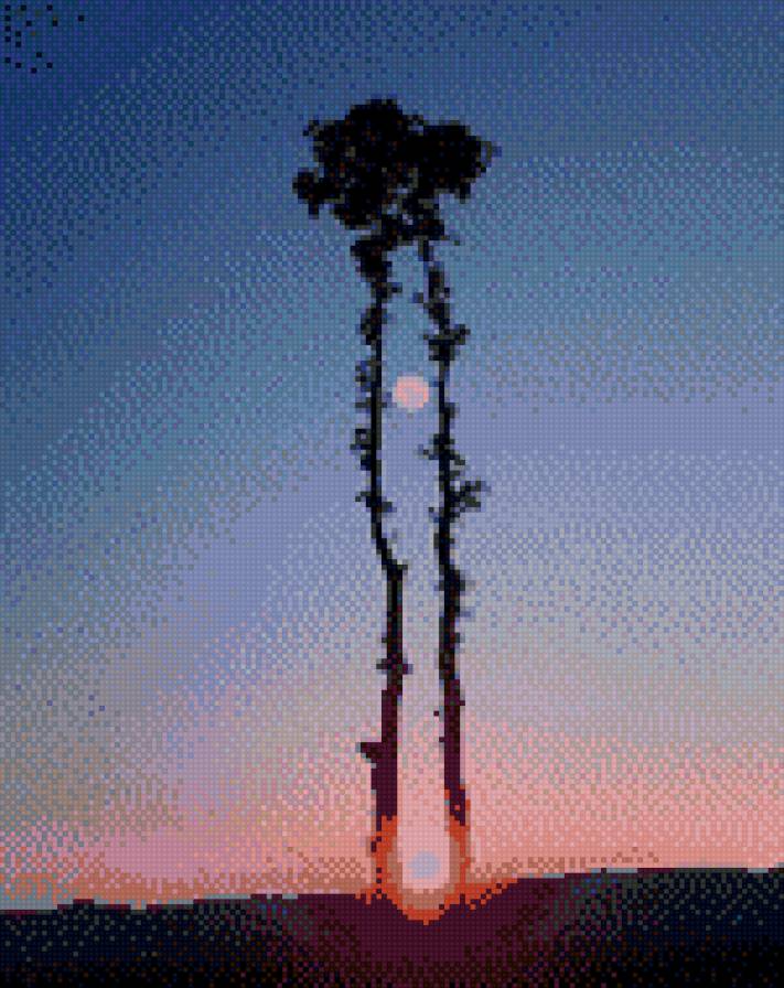 Рассвет - картина - предпросмотр