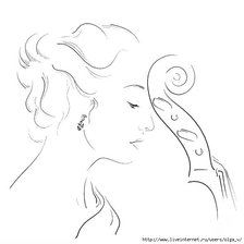 Схема вышивки «девушка»