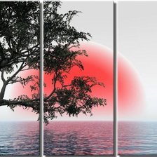 Схема вышивки «восход»