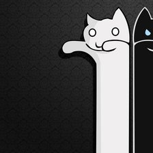 Схема вышивки «котики»