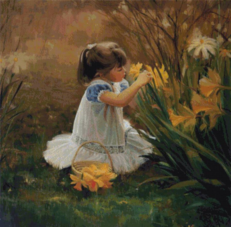 счастливое детство - девочка, природа, дети - предпросмотр