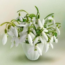 Схема вышивки «Первоцветы»