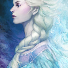 Схема вышивки «Эльза холоное сердце»