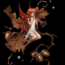 Схема вышивки «Серия "Фэнтези": Фея-5»