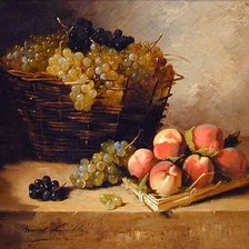 Схема вышивки «Корзина с фруктами»