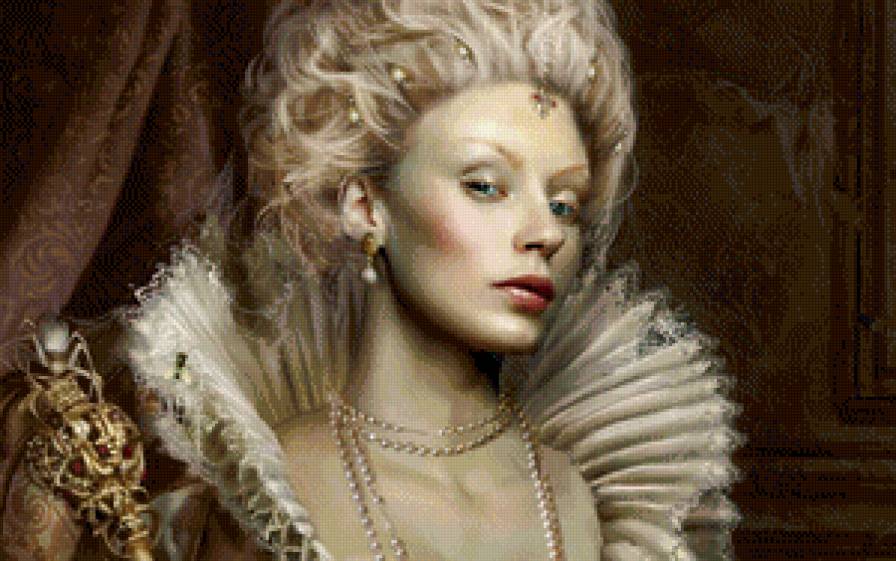 королева - женщина, королева, красавица, портрет - предпросмотр