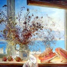 Схема вышивки «Вид из окна»