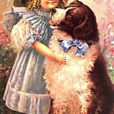 Схема вышивки «верный друг»