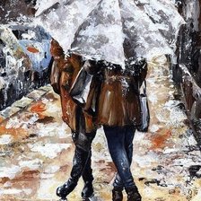 Схема вышивки «под одним зонтом»