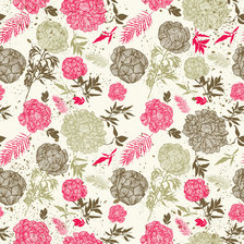 Схема вышивки «Цветы»