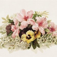 Схема вышивки «лилии»