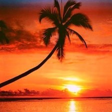 Схема вышивки «Закат»