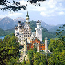 Схема вышивки «замок в Германии»