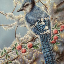 птичка на ветке