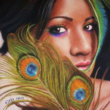 Схема вышивки «лицо»