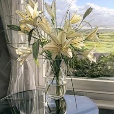 Схема вышивки «лилии»