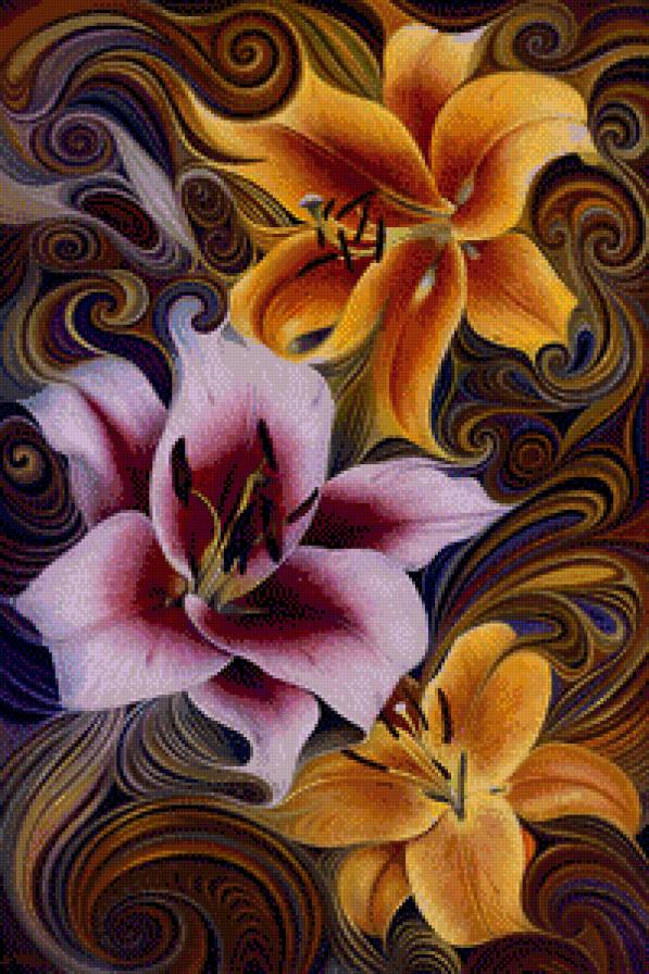 Ricardo Chavez Mendez - цветы, лилии - предпросмотр