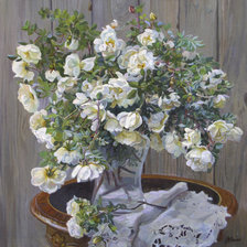 Схема вышивки «дикий шиповник»