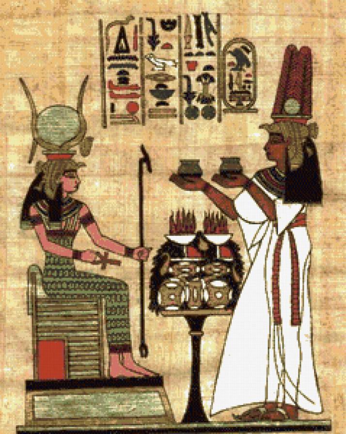 египетский папирус - пано, картина, египет - предпросмотр