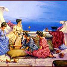 Схема вышивки «Посиделки»