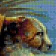 Предпросмотр схемы вышивки «женщина и звери» (№670516)