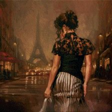 Схема вышивки «париж»