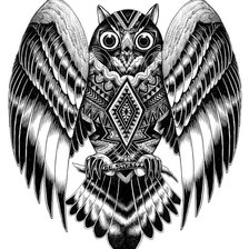 Схема вышивки «сова1»