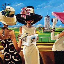 Схема вышивки «Скачки»