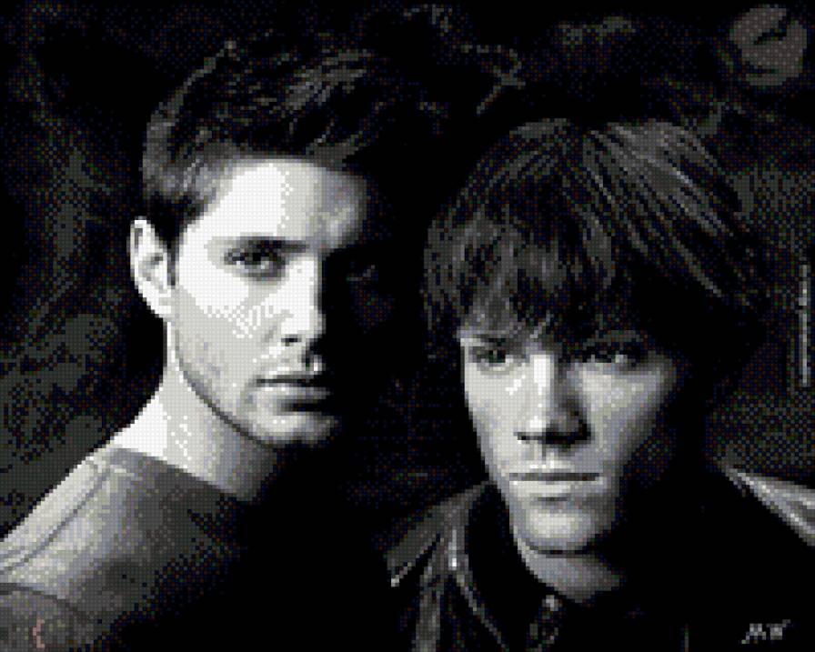 Дин и Сэм - сверхъестественное, сэм, дин - предпросмотр