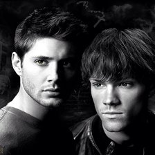 Схема вышивки «Дин и Сэм»