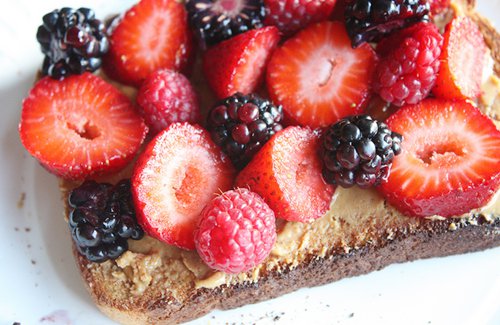 еда - красный, краска, ягоды, дессерт, еда - оригинал