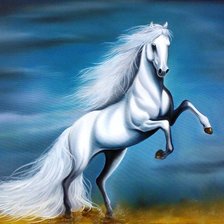 Схема вышивки «ГОД СИНЕЙ ЛОШАДИ»