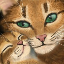 Схема вышивки «Материнская любовь»