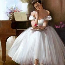 Схема вышивки «женские портреты»