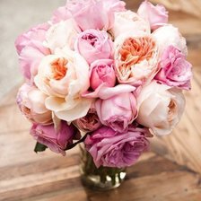 Схема вышивки «Пионы»