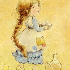 Схема вышивки «Девочка»