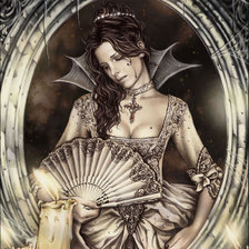 Схема вышивки «отражение»