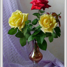 Схема вышивки «Розы»